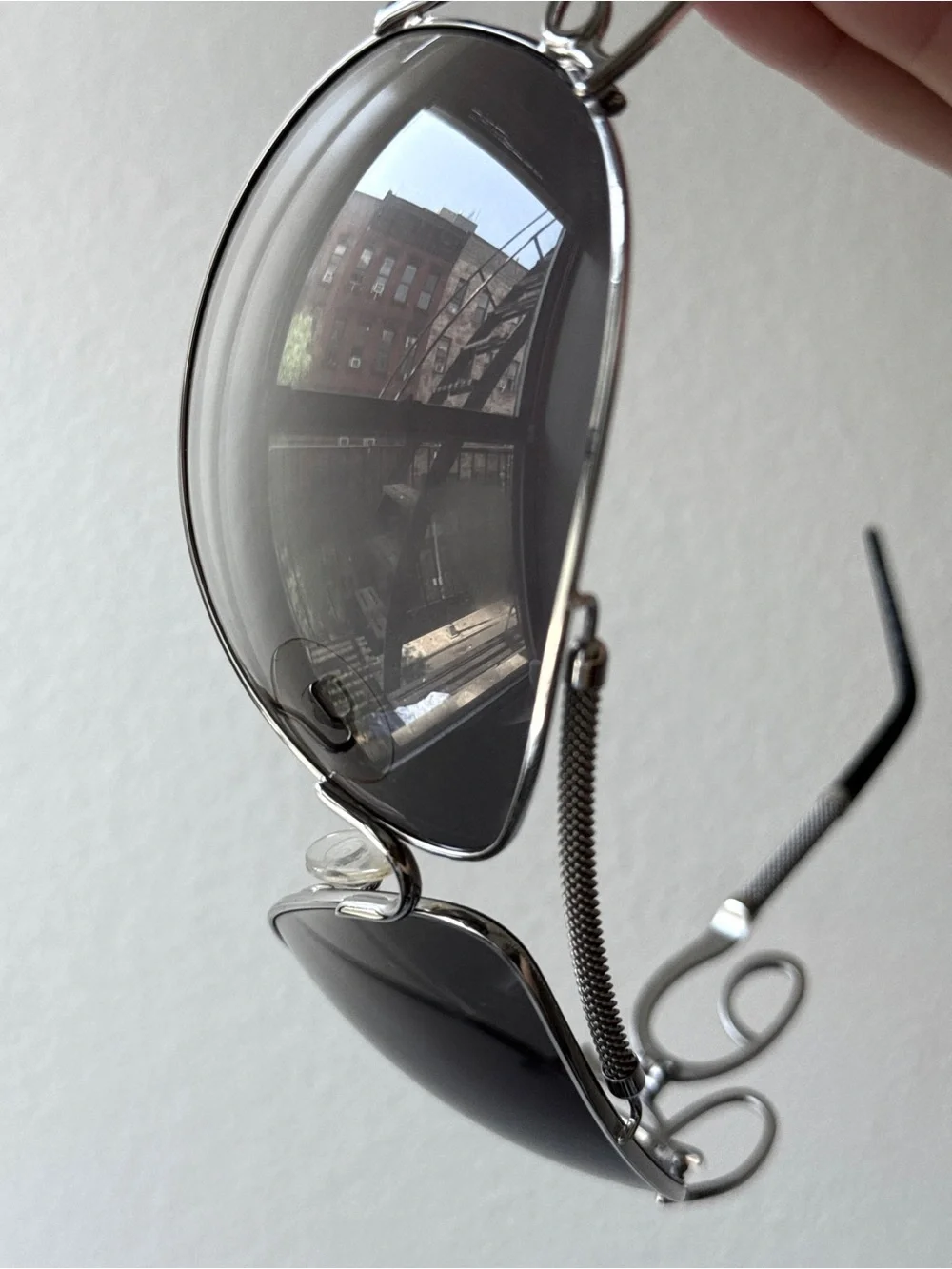 ROBERTO CAVALLI Beid 850S E98 Silver Womens Aviator Gradient Sunglasses 70-8-115
